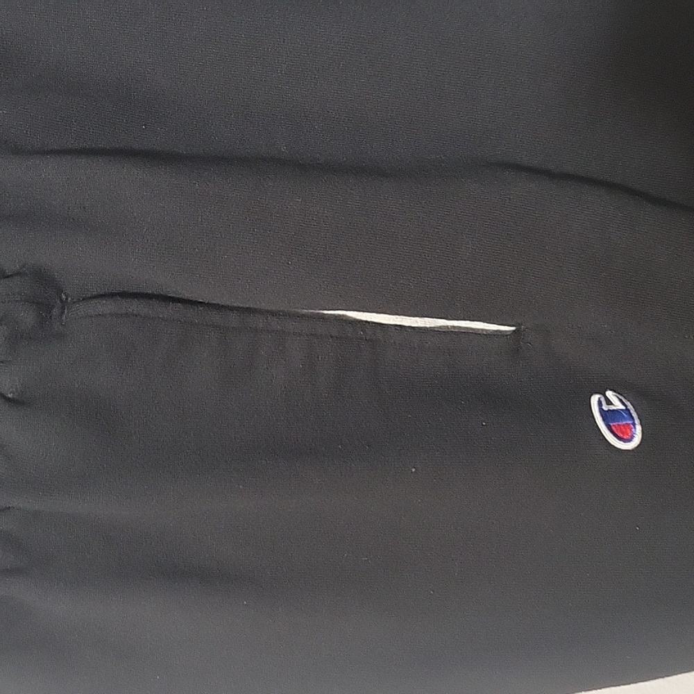 Mens Champion black fleece cotton joggers in size xl - Picture 4 of 9